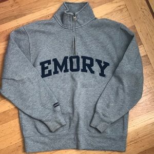 Emory university quarter zip pullover jacket